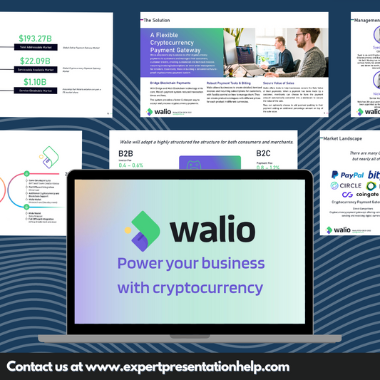 Startup Pitch Deck Presentation - Walio Cryptocurrency